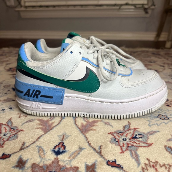Nike Air Sneakers - White and Blue - Picture 3 of 5